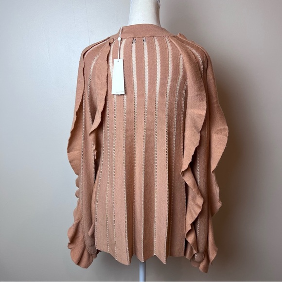 Rebecca Taylor Pleat Stitch Wool-Blend Sweater - Picture 7 of 8